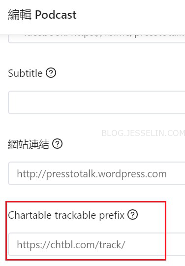 [PODCAST]透過第三方平台來監測PODCAST數據 CHARTABLE：而什麼是前綴字元呢？