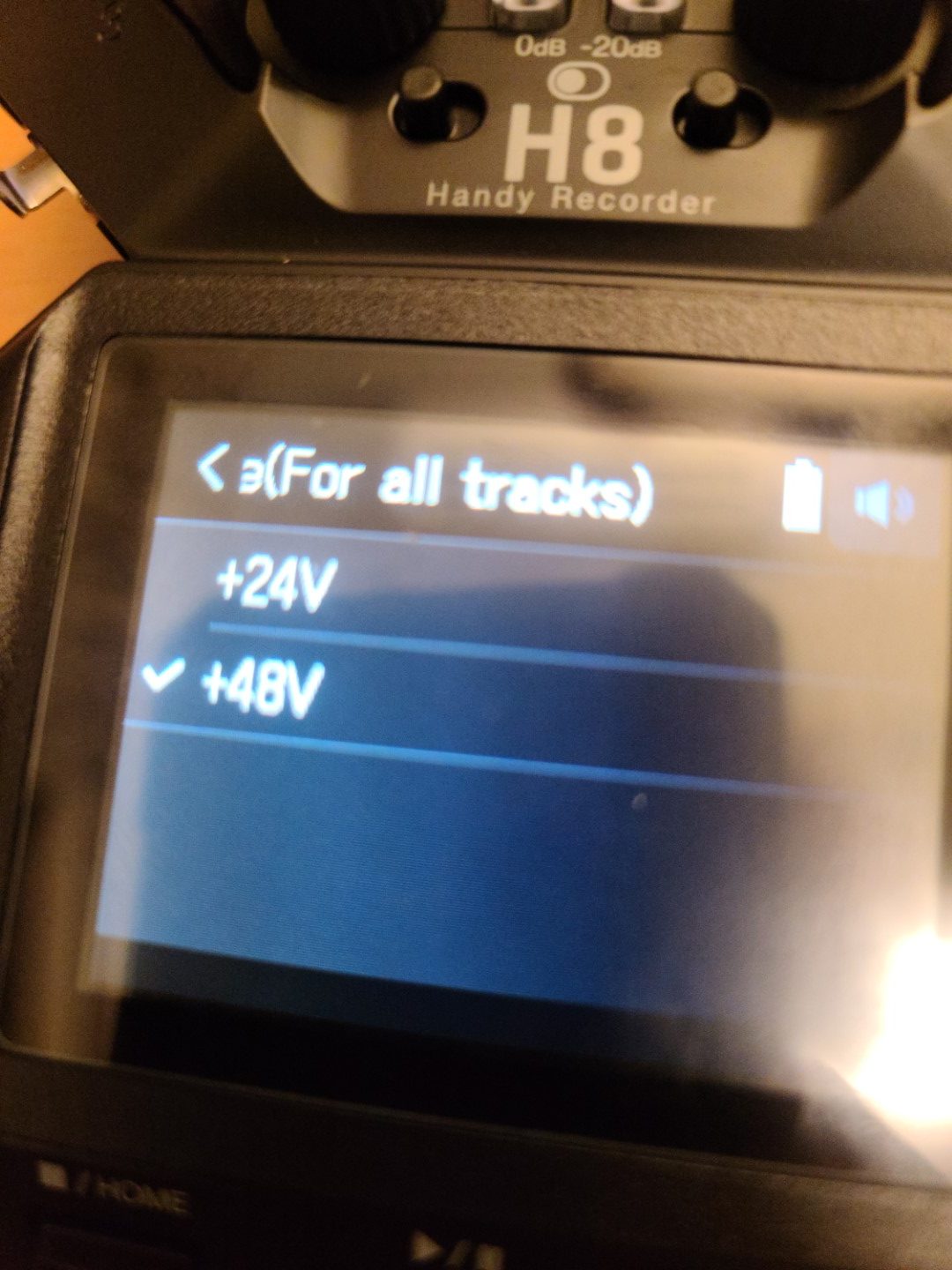 幻象電源有24/48V的設定 幻象電源有24/48V的設定