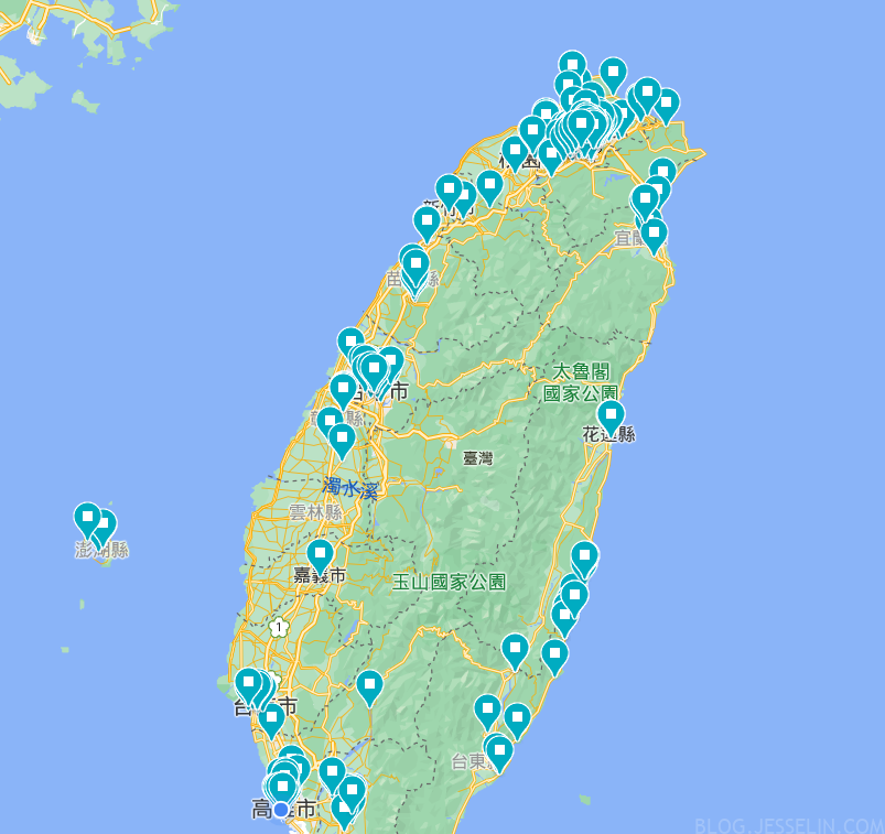 傑西大叔的私房秘密地圖們：基本上全台（或者北台灣的）美食地圖