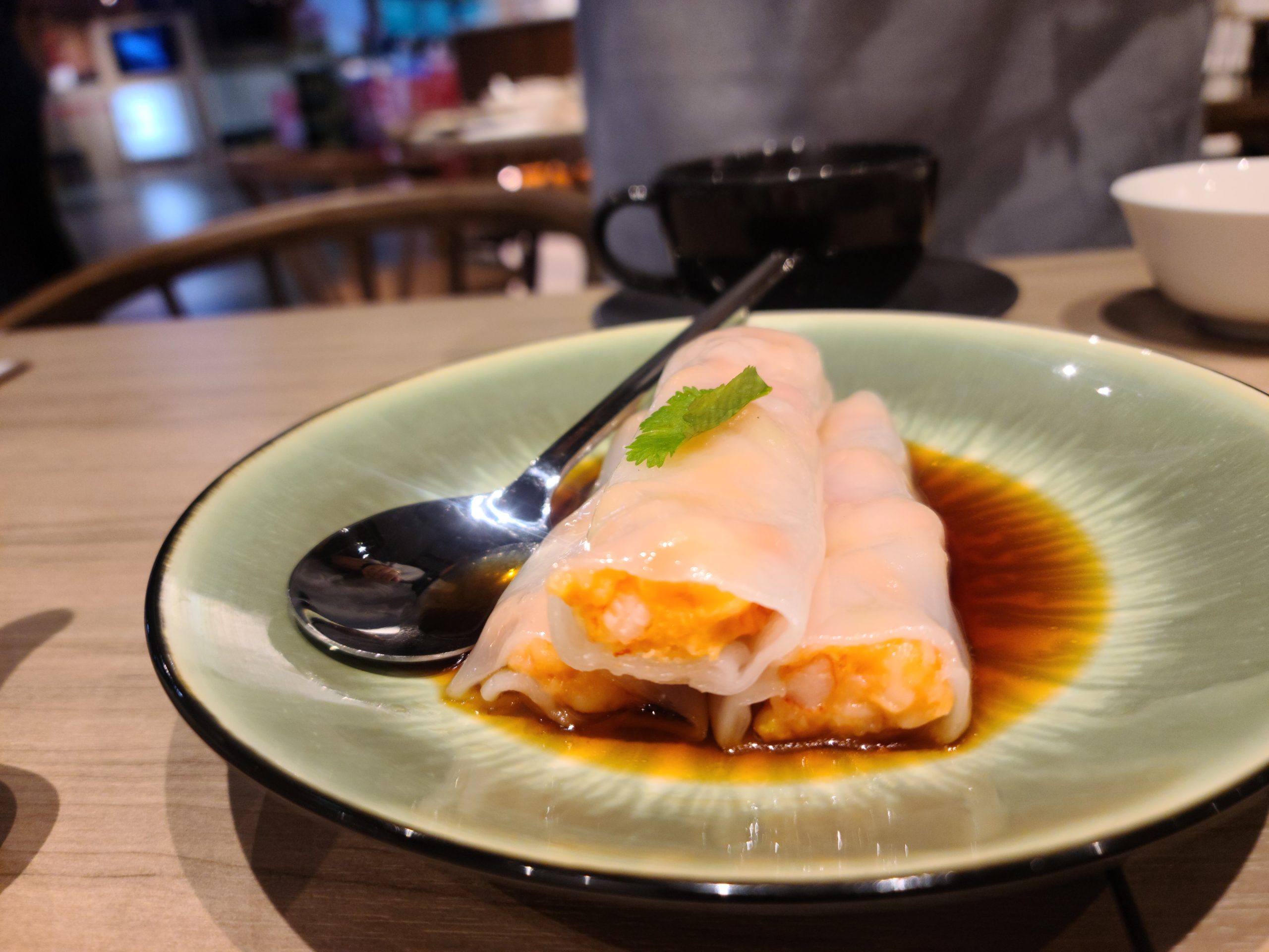 A14 韭黃鮮蝦腸蝦子給的數量真的很夠力阿