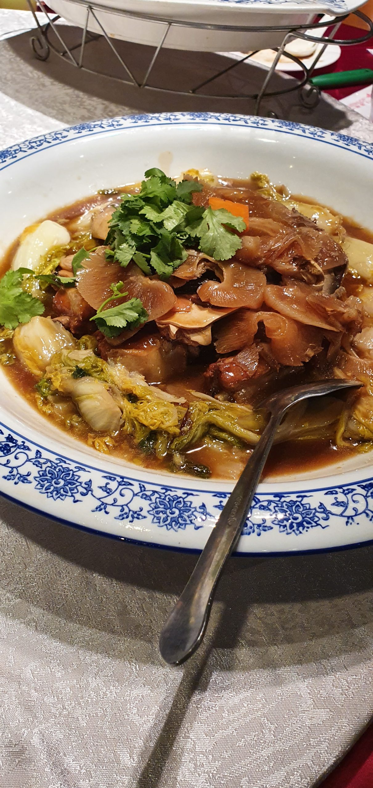 宜蘭渡小月 一碗充滿故事的雞湯 三代同堂老菜圃蘿蔔雞湯：宴席桌菜-2 另外一次的菜色