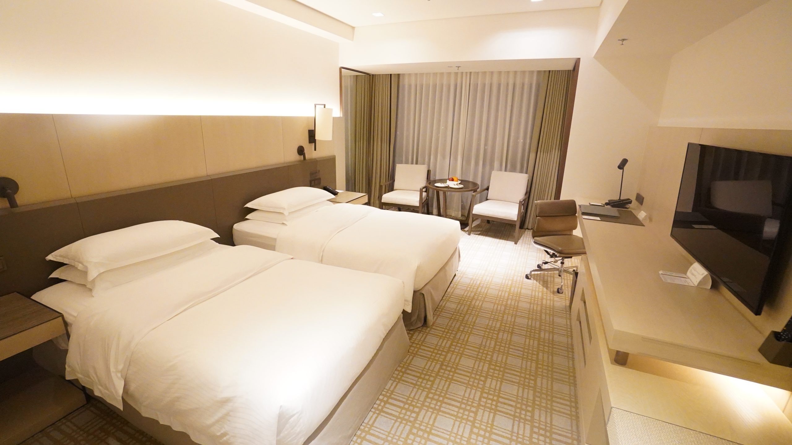 台北萬豪飯店 Marriott Taipei - 台灣最早的萬豪系統飯店 - 房間篇：客房空間