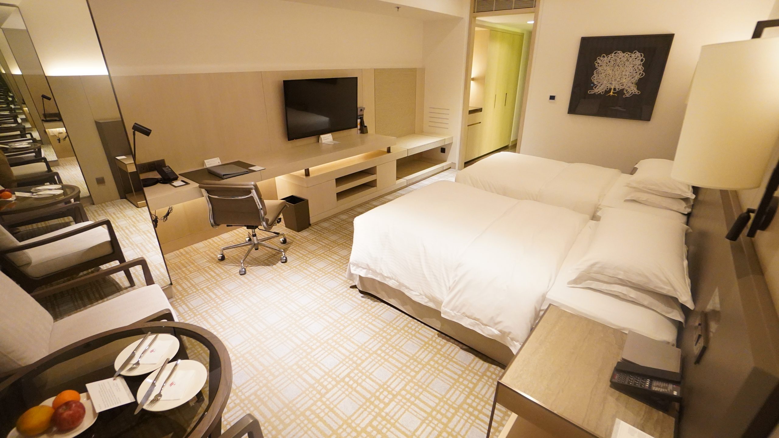 台北萬豪飯店 Marriott Taipei - 台灣最早的萬豪系統飯店 - 房間篇：客房空間