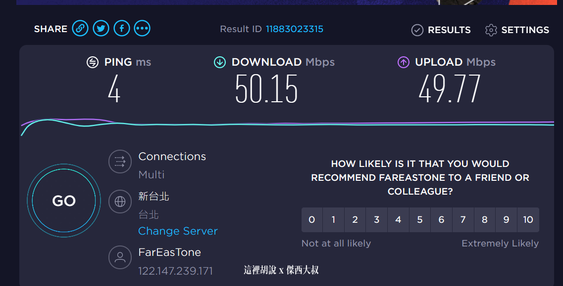 網路測試速度