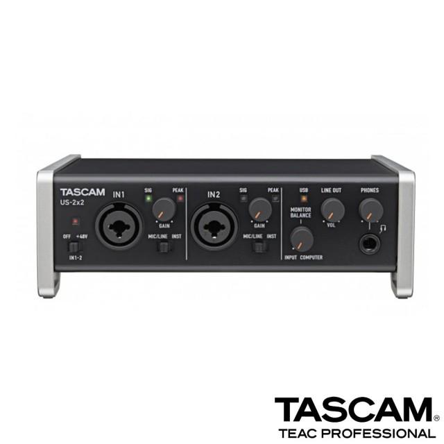 TASCAM USB錄音介面2x2(US-2x2)
