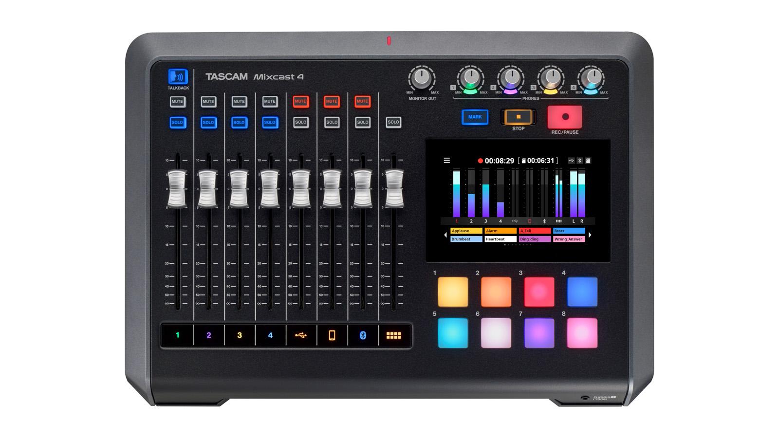 TASCAM Mixcast 4 最新為PODCAST設計的錄音機 2022 實機測試更新 - 這裡胡說 JL TALKS