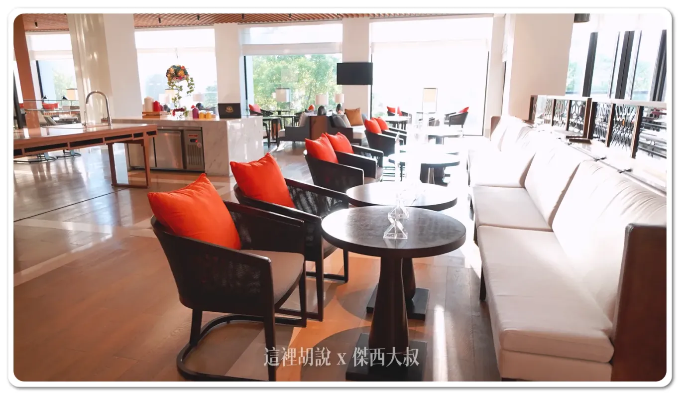 桃園大溪笠復威斯汀度假酒店 適合親子一同前往的度假飯店：（原來）萬豪會員的休息區域