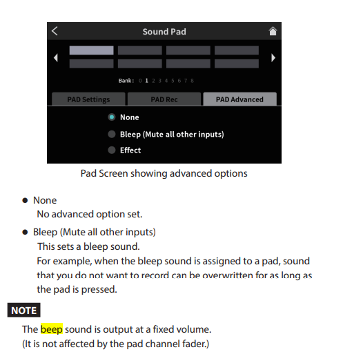 TASCAM Mixcast 4 最新為PODCAST設計的錄音機 2022 實機測試更新：SOUNDPAD的幾種模式