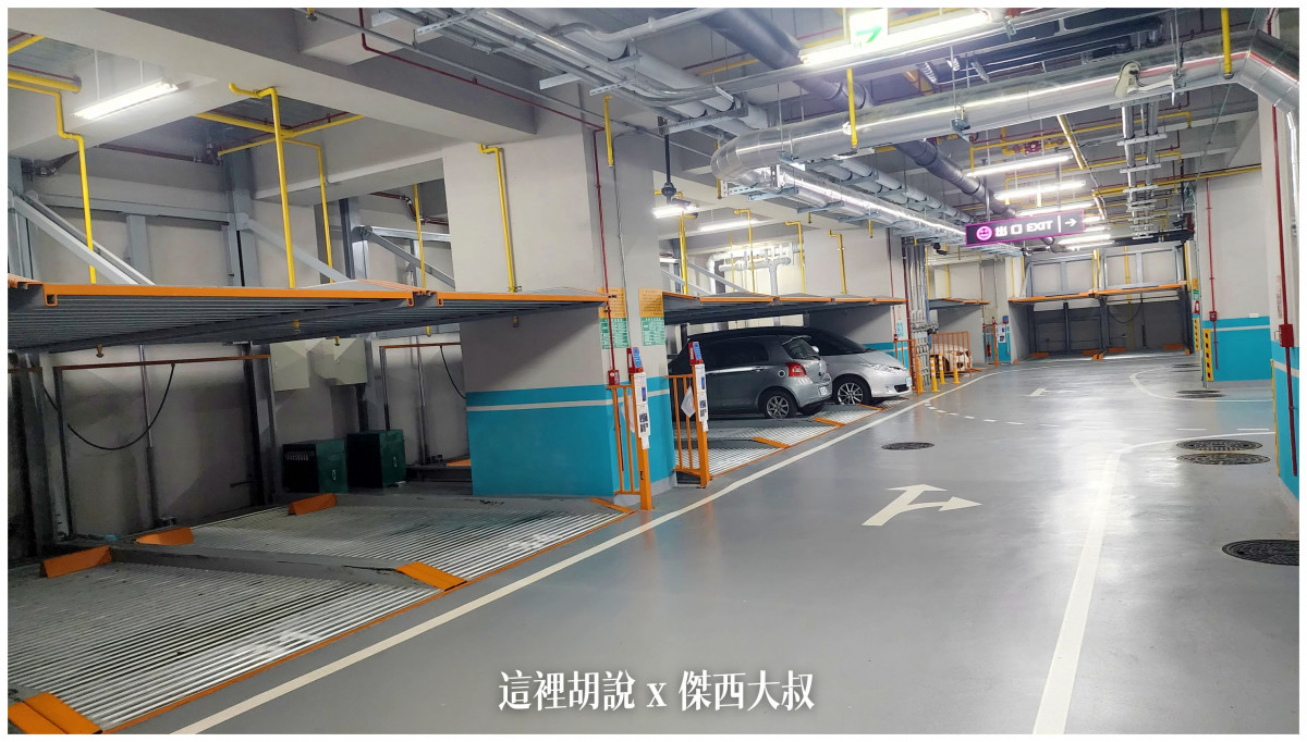 B3為機械車位 平常日並未啟用  所以超長車輛還是可以停進去