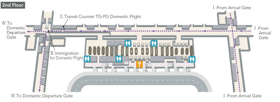 泰國曼谷素萬那普機場機場地圖 懶人包Suvarnabhumi Airport / BKK / VTBS 曼谷機場：過境轉機