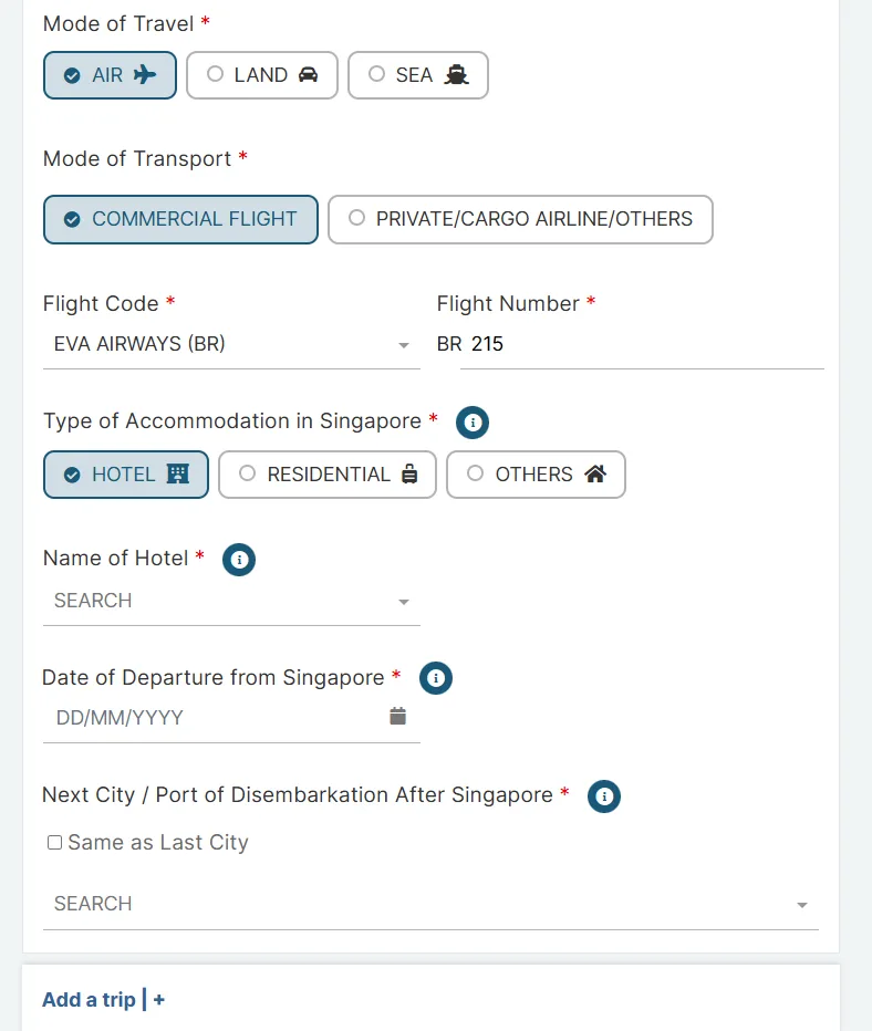 SGAC 新加坡電子入境卡填寫 寫完走自動通關 / 不要跑錯地方申請 2025最新 自己來免費！：同行旅客
