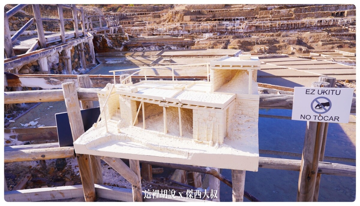 這是早期儲存鹽的建築物模型