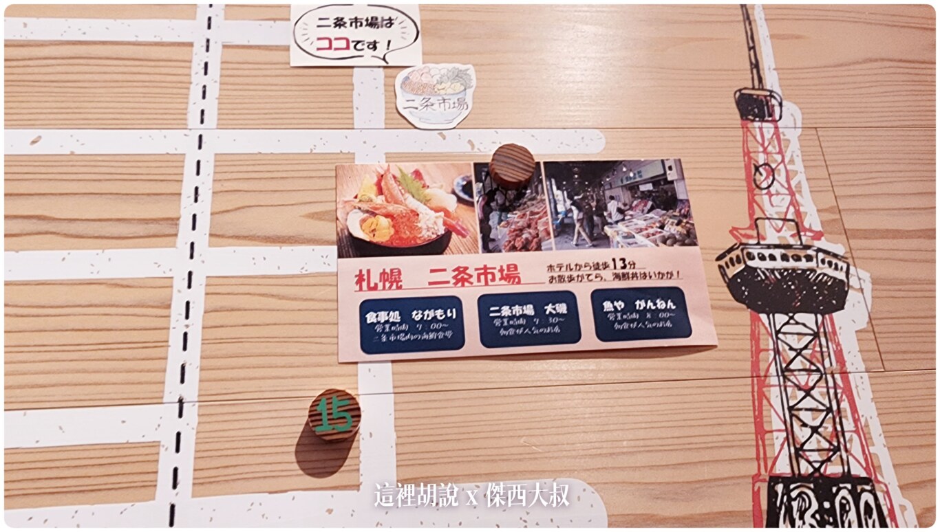 像是二條市場也有他們推薦的餐廳