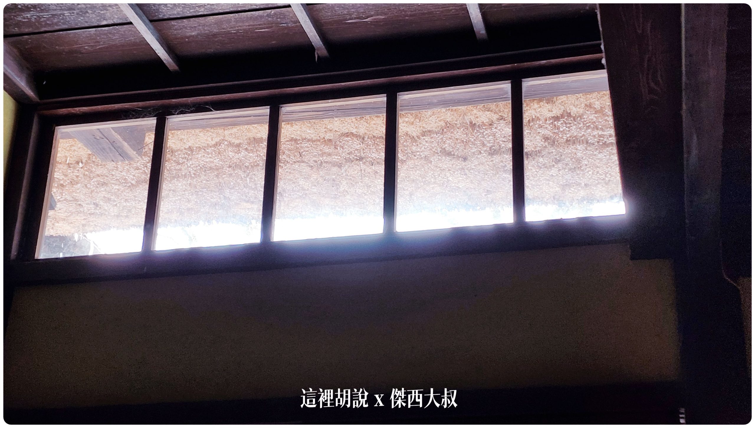 這裡房子的屋頂是用茅草搭建而成的 這裡房子的屋頂是用茅草搭建而成的
