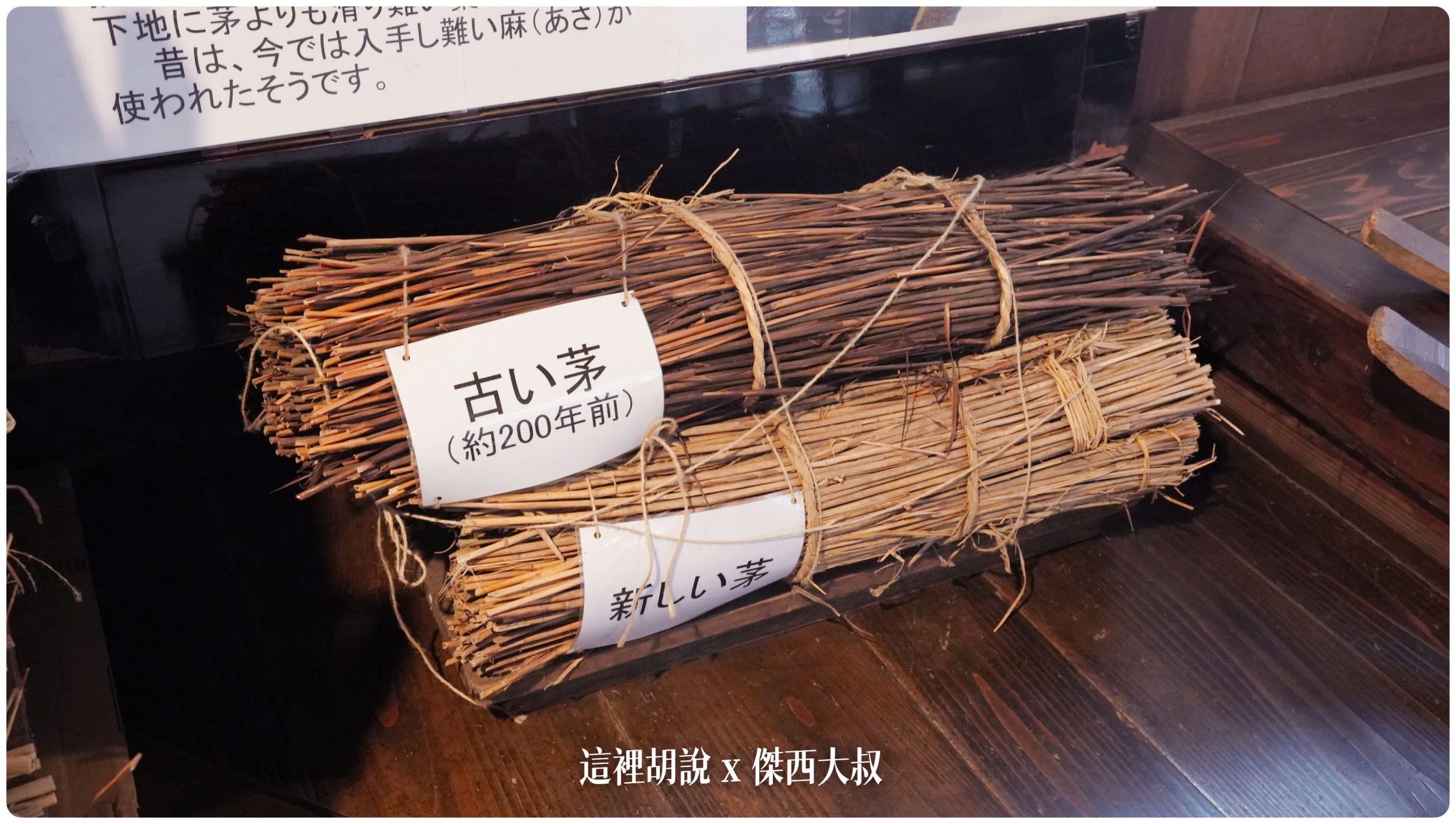 200年之前的茅草跟現在的茅草比較 200年之前的茅草跟現在的茅草比較