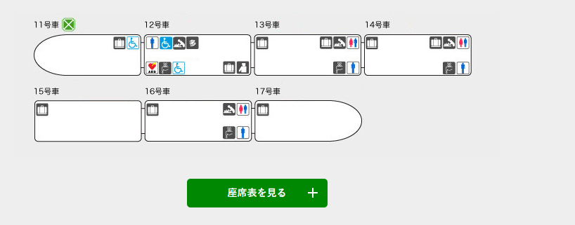 搭乘「東北新幹線」需要預約大件行李嗎？各新幹線系統大件行李規定：東北新幹線行李架位置圖
