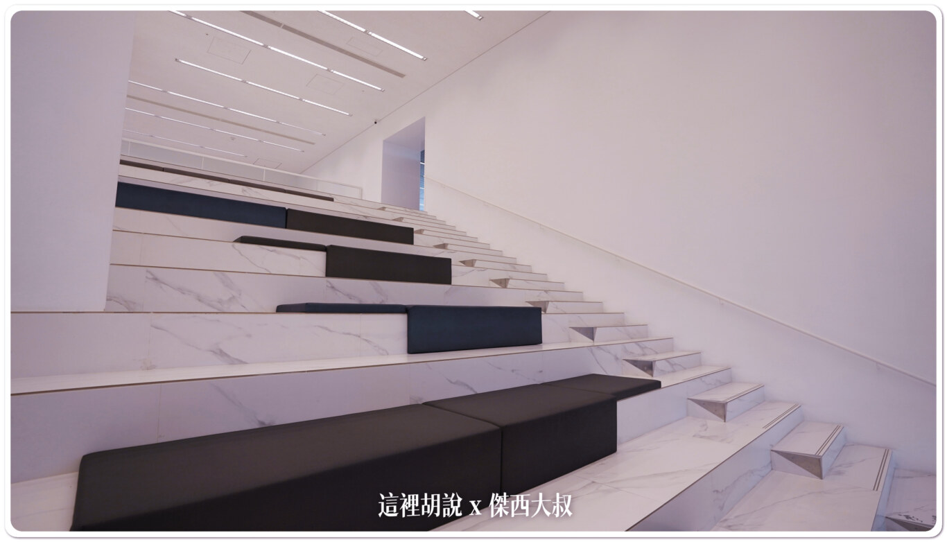 三樓大樓梯這個樓梯空間可以辦一些小活動