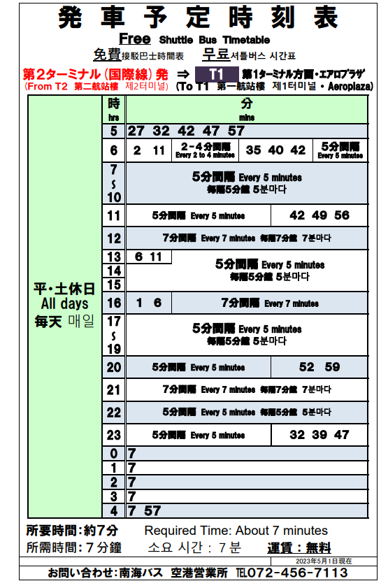 關西機場第二航廈 接駁車 廉價航空航廈 餐廳 常見違禁品：第二航廈國際線：樂桃航空