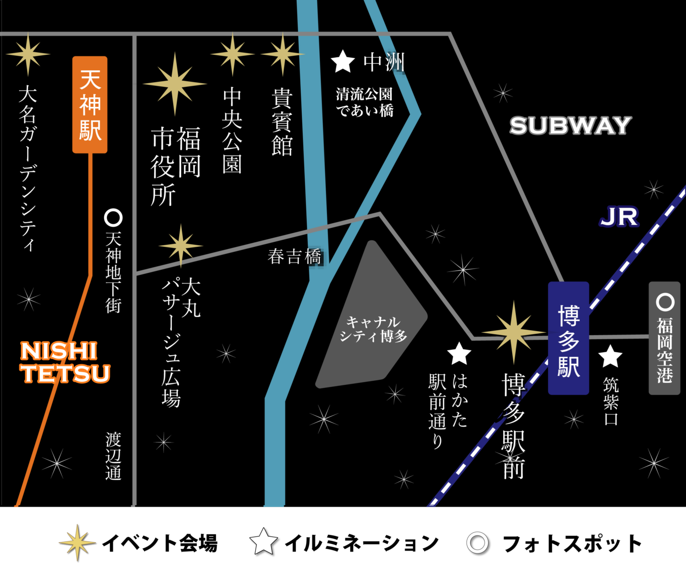 活動區域總共有六個