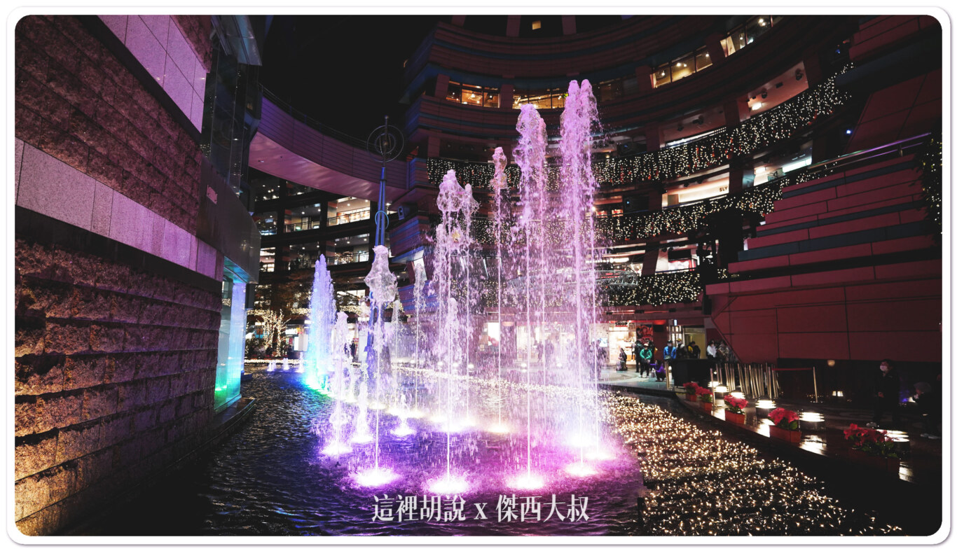 福岡博多運河城 三個小時逛不夠 水舞.一蘭.戶外用品 怕你時間不夠走不出來而已！：夜晚的水舞表演