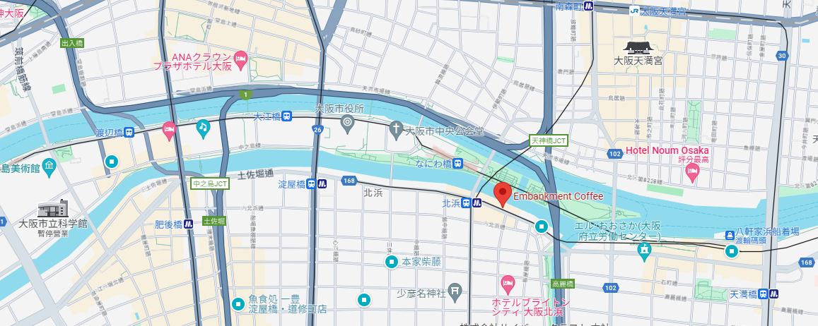大阪 中之島看景喝咖啡 Embankment Coffee 順便玩一下PAYPAY - 這裡胡說 JL TALKS
