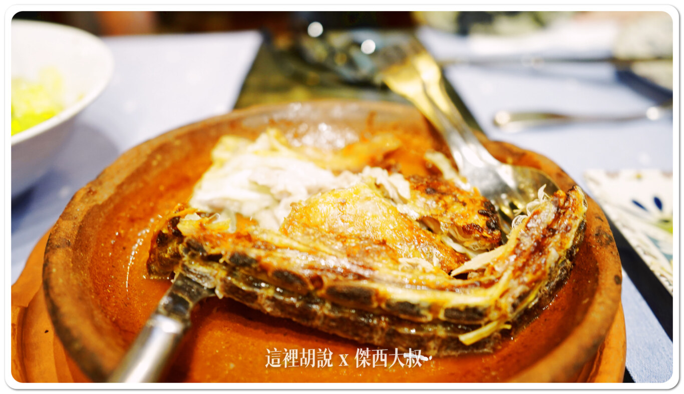Burgos / El Lagar de Isilla 酒莊開的餐廳 碳火直烤羊肉：用餐餐點