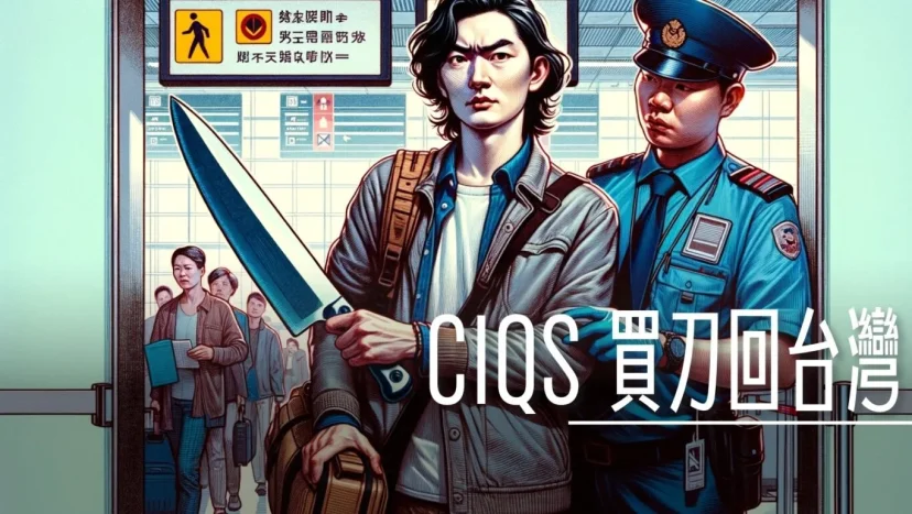CIQS：『刀子』可以在海外買刀帶回台灣嗎？我可以帶水果刀出國嗎？ - 這裡胡說 JL TALKS