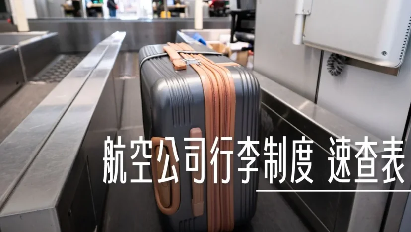 懶人速查表：常見航空公司托運行李計算方式 計重制 VS 計件制 - 這裡胡說 JL TALKS