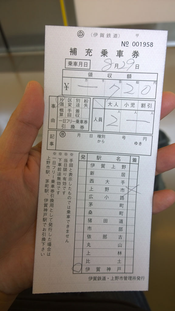日本百大名城：47.伊賀上野城：前往伊賀上野城的交通