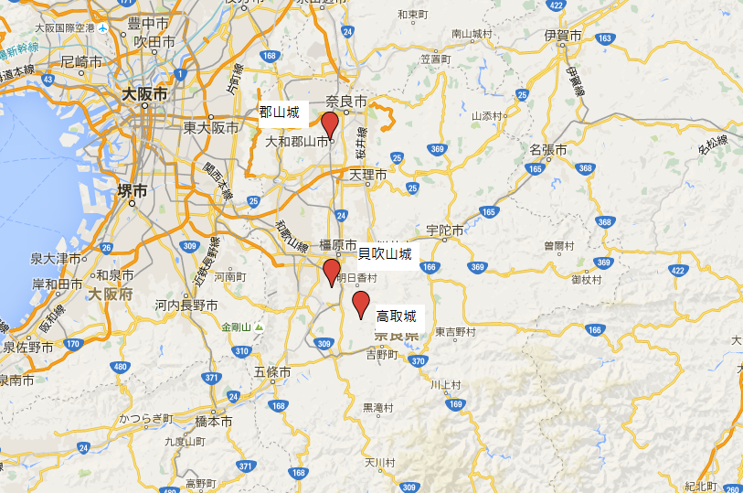 日本百大名城:61.高取城:高取城的歷史 日本百大名城:61.高取城:高取城的歷史