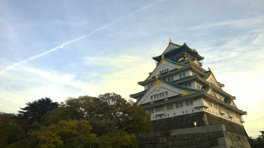 日本百大名城：54.大阪城：大阪城