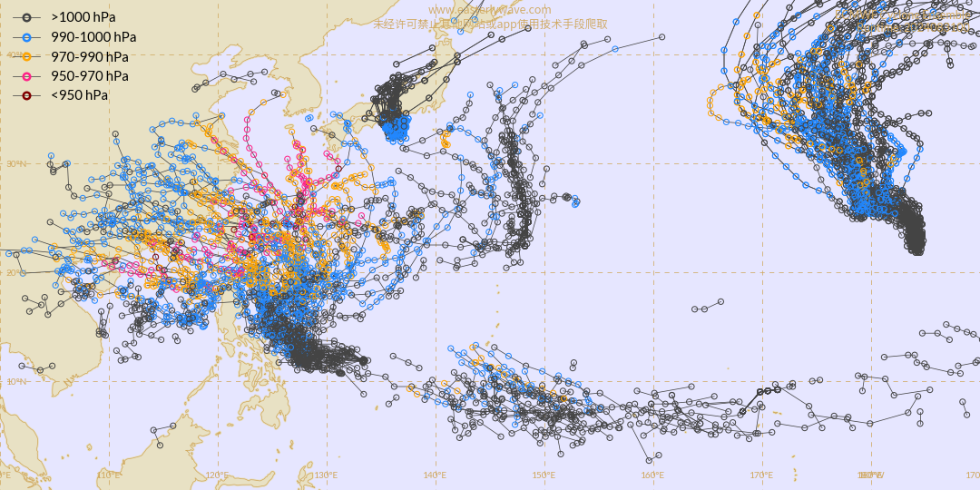 航空事件簿 2024/09 魔羯颱風：路徑預報資料