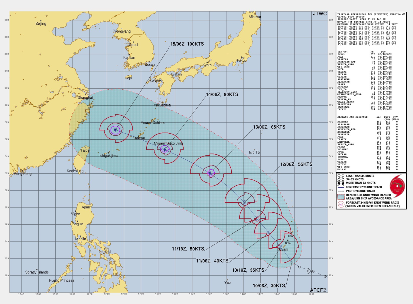 航空事件簿 2024/09 貝碧佳颱風：路徑系集預測分析