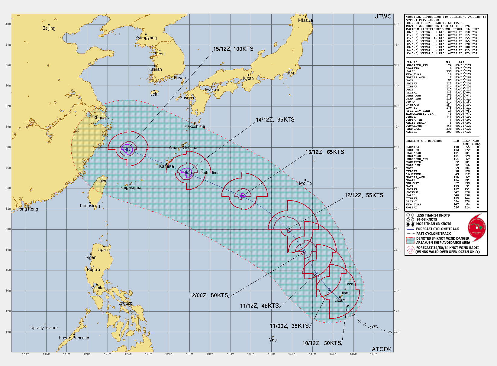 航空事件簿 2024/09 貝碧佳颱風：路徑系集預測分析