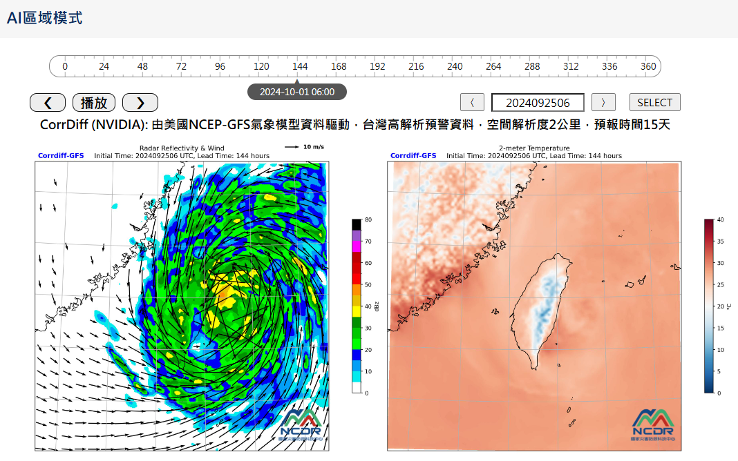 航空事件簿：2024/10  燕子/山陀兒颱風：09/26 路徑預測