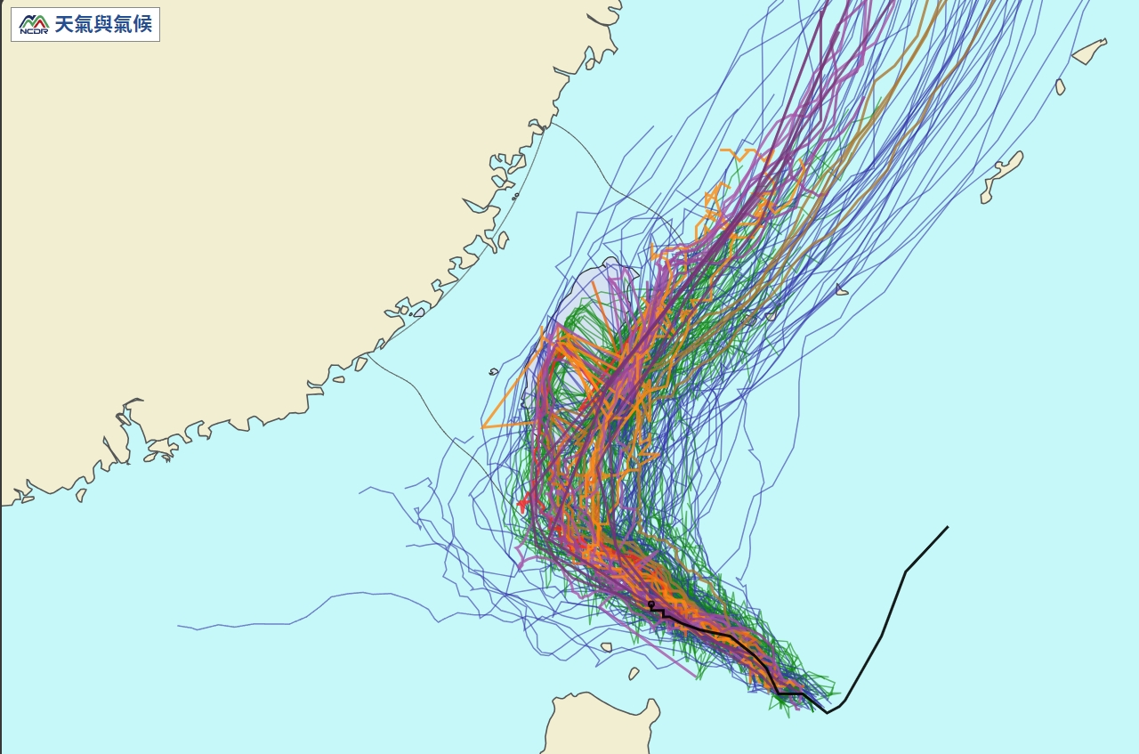 航空事件簿：2024/10  燕子/山陀兒颱風：09/30 早晨颱風路徑