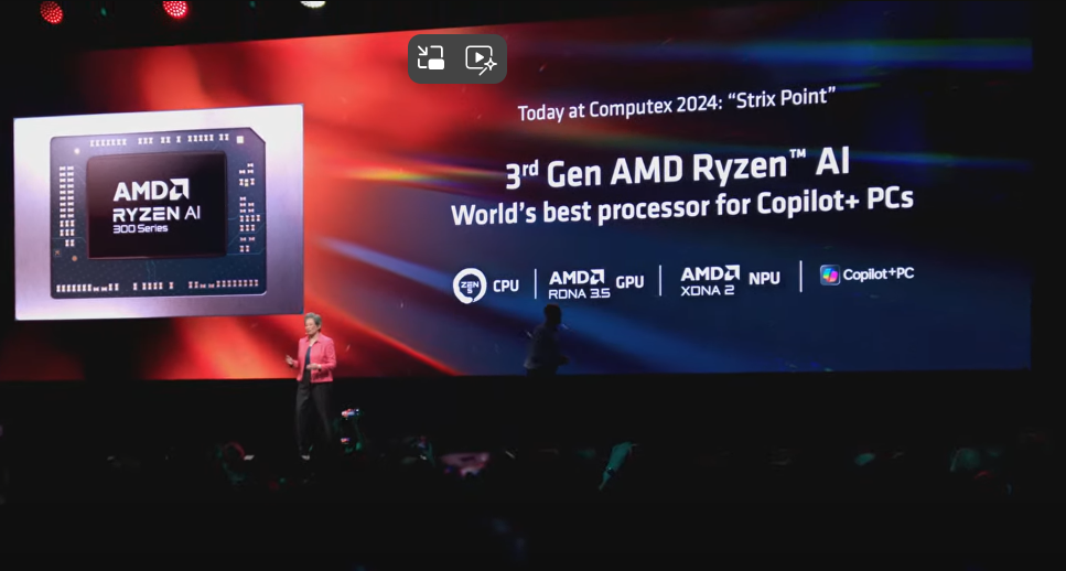 Computex 2024：AMD 蘇姿丰博士 KEYNOTE 演講：AI PC