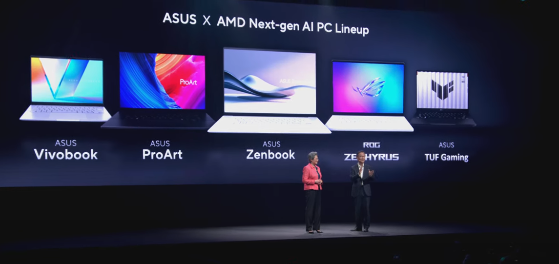 Computex 2024：AMD 蘇姿丰博士 KEYNOTE 演講：各廠商發表的AI PC