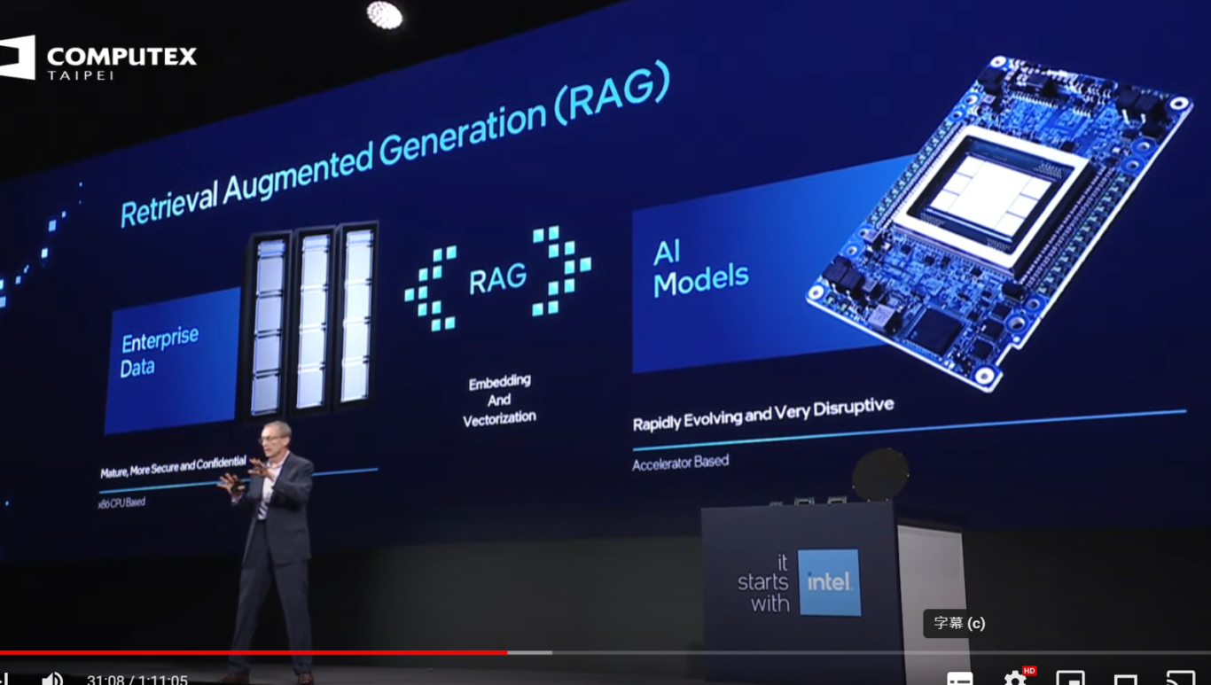 Computex 2024：INTEL 主題演講『AI EVERYWHERE』by CEO Pat Gelsinger筆記：Intel Gaudi