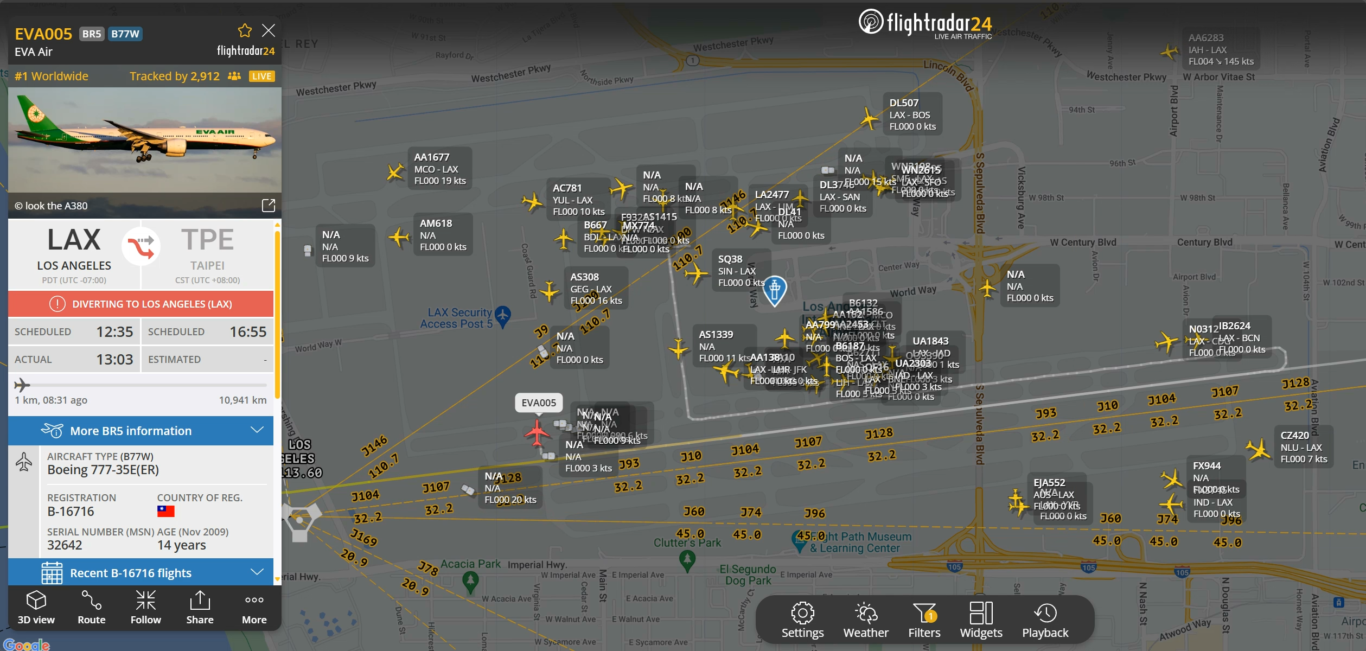 航空事件簿：2024/07/13 長榮航空 BR5 LAX-TPE，起飛後折返LAX 飛機一顆引擎壞掉還可以繼續飛 EDTO/ETOPS - 這裡胡說 JL TALKS