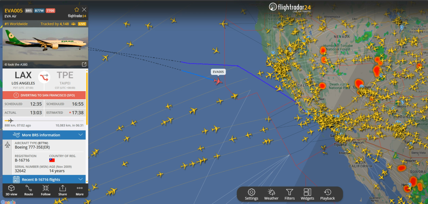 航空事件簿：2024/07/13 長榮航空 BR5 LAX-TPE，起飛後折返LAX 飛機一顆引擎壞掉還可以繼續飛 EDTO/ETOPS - 這裡胡說 JL TALKS