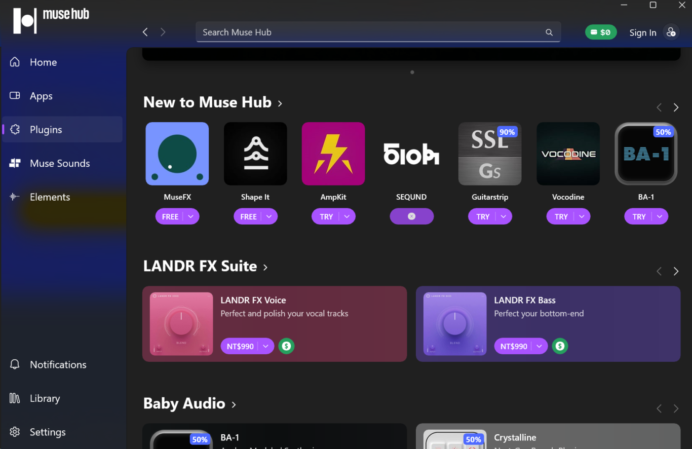 Audacity 3.6 新功能介紹：透過MUSE HUB APP安裝