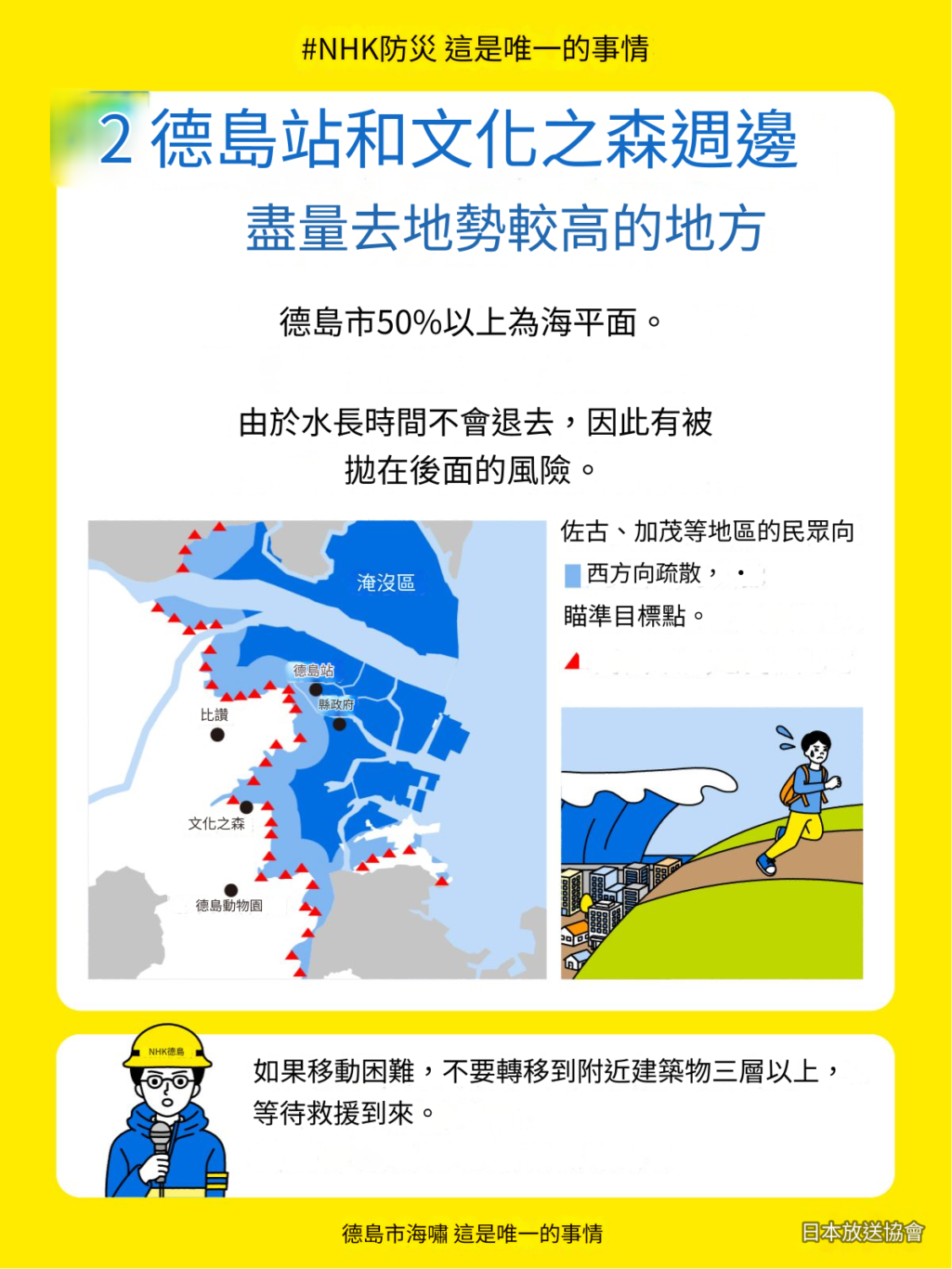 日本九州7.1地震 日本氣象廳發布『南海海槽地震臨時情報（注意）』的代表意義 你可以怎麼做 海嘯撤退地點：各區建議撤離地點