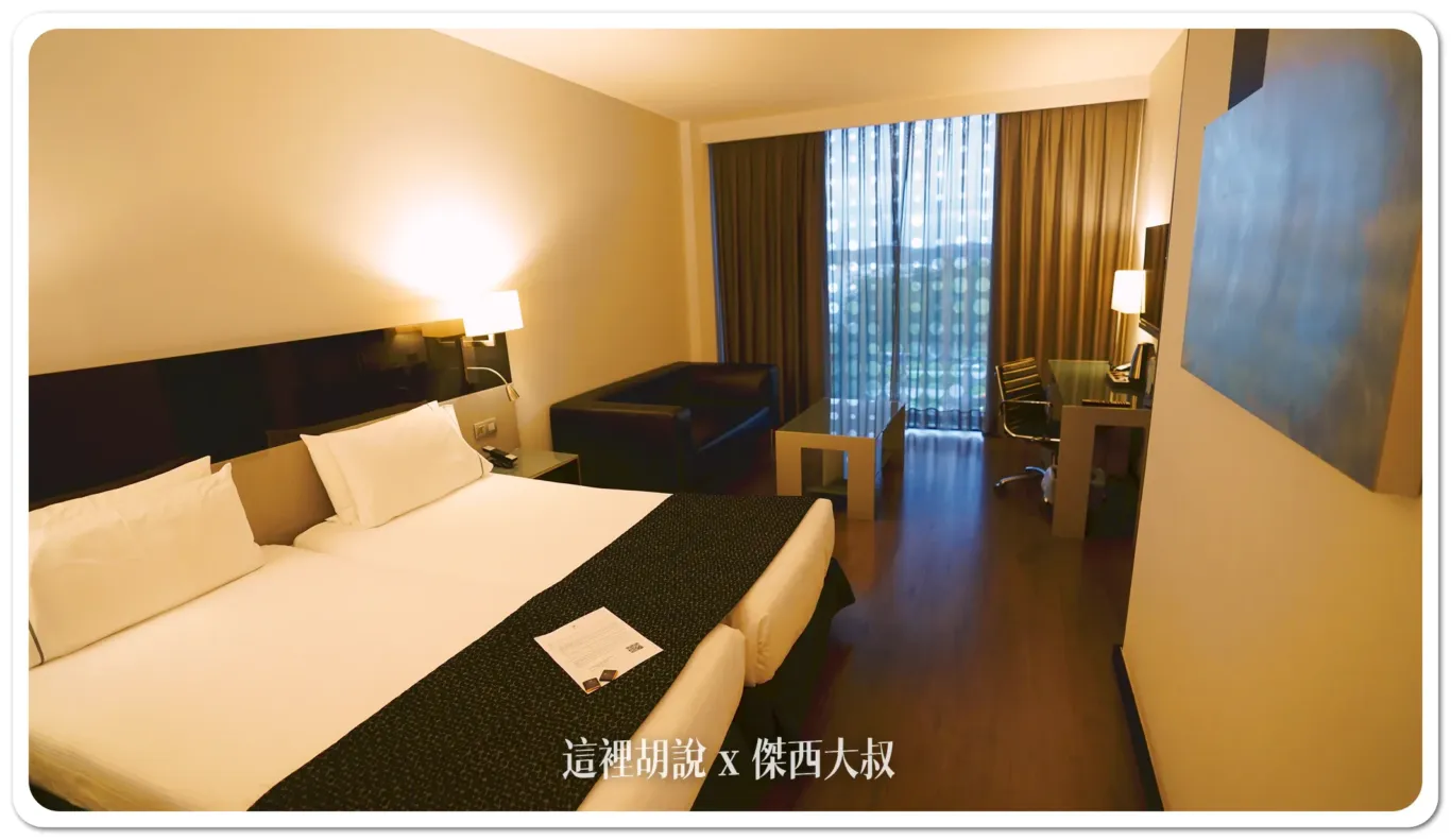 本次入住的是兩張單人床