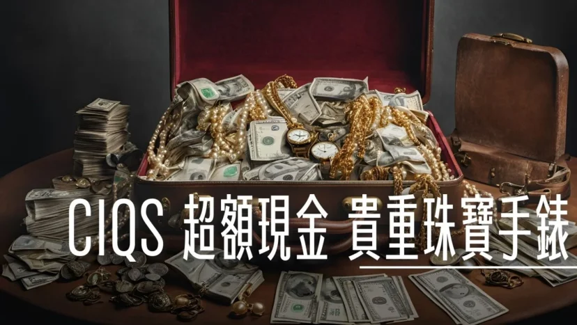 CIQS：我需要攜帶大量現金出國？我的手錶很貴出國要申報？ - 這裡胡說 JL TALKS