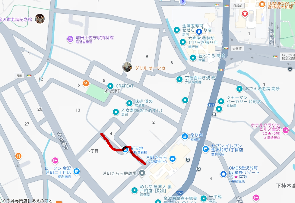 金澤香林坊.片町.長町導覽 by OMO5 金澤片町:新天地商店街 金澤香林坊.片町.長町導覽 by OMO5 金澤片町:新天地商店街