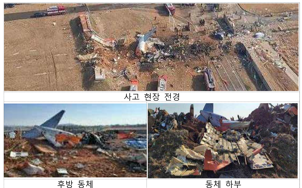 航空事件簿:濟州航空HL8088/7C-2216 737-800 務安機場意外 2025/01/27初步報告:圖1. 事故現場照片 航空事件簿:濟州航空HL8088/7C-2216 737-800 務安機場意外 2025/01/27初步報告:圖1. 事故現場照片