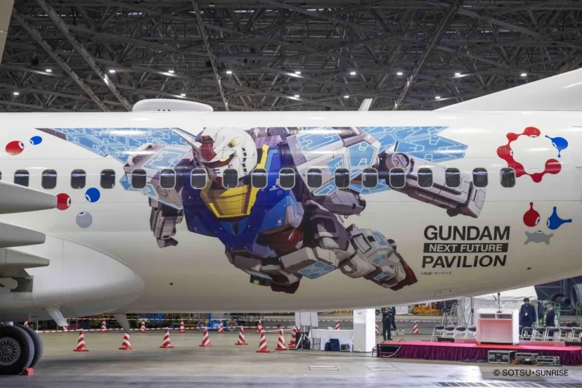 日本航空宣佈推出剛 世界博覽會版本 鋼彈限定圖裝 JAL GUNDAM JET - 這裡胡說 JL TALKS
