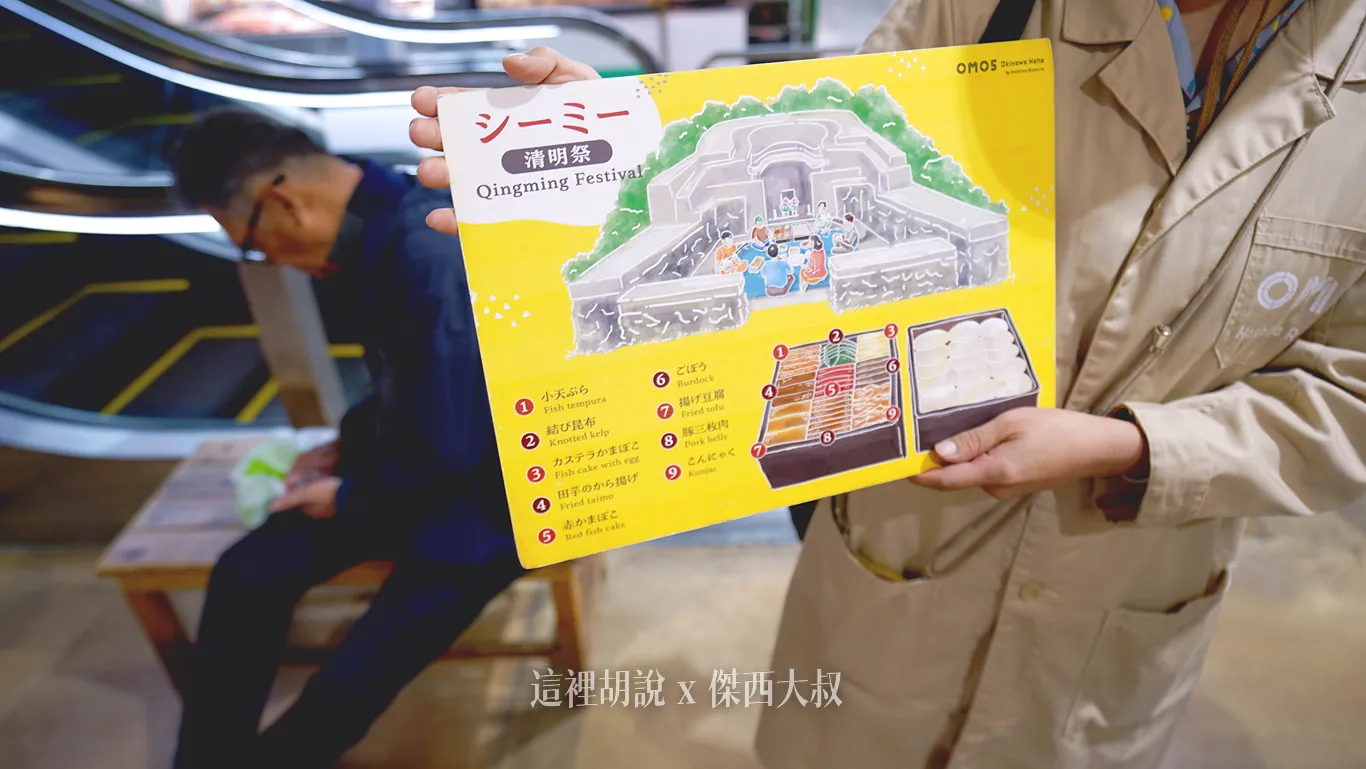在清明,沖繩的祭祀文化會使用魚板 在清明,沖繩的祭祀文化會使用魚板