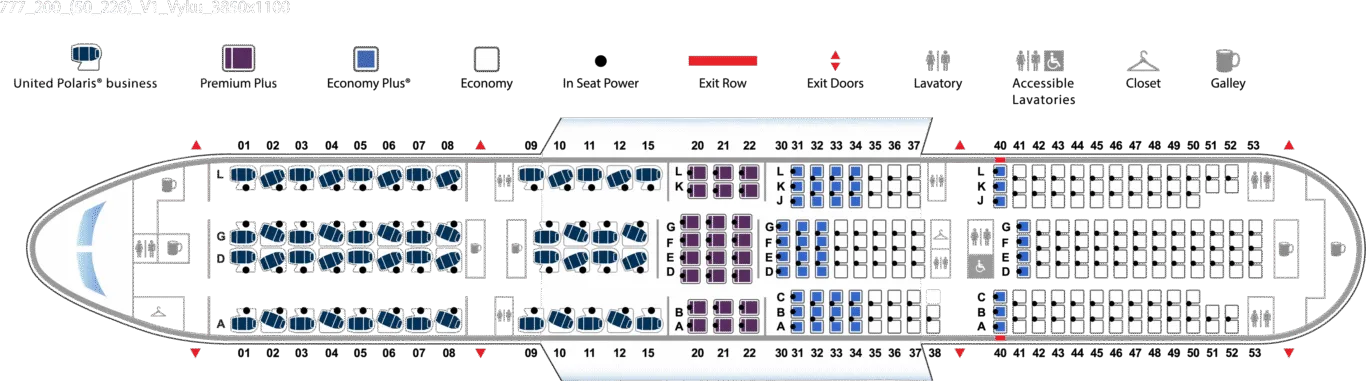 分區照片開箱：聯合航空 777-200 / 777-300 經濟艙：777-200
